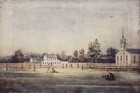 Fredericton, Collegiate School and Christ Church, 1835, by George Neilson Smith, Beaverbrook.jpg