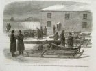 Anonymous 1862 Armstrong Gun on Sleighs Saint John ILN 29 Mar 1862